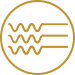 Icon representing reduction of fine lines and wrinkles